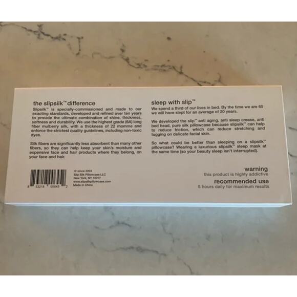 Slip Silk White “Mrs” Bridal Eye Mask - Picture 3 of 4